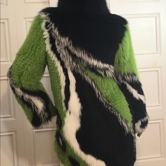 🔥SOLD🔥 Emilio Pucci Shadow Fox Coat - Picture 7 of 8